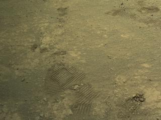 View image taken on Mars, Mars Perseverance Sol 1608: Left Navigation Camera (Navcam)