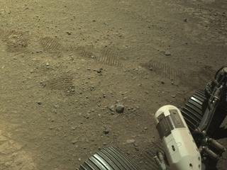 View image taken on Mars, Mars Perseverance Sol 1608: Left Navigation Camera (Navcam)