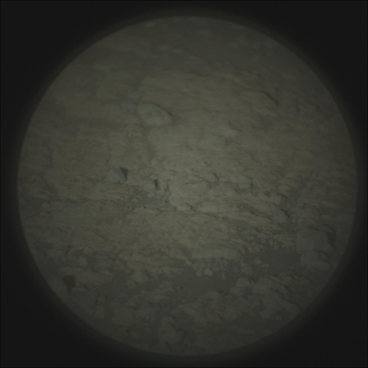 This image was taken by SUPERCAM_RMI onboard NASA's Mars rover Perseverance on Sol 1609