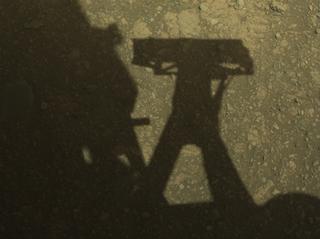 View image taken on Mars, Mars Perseverance Sol 1610: Front Right Hazard Avoidance Camera (Hazcam)