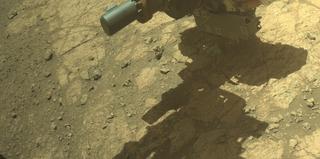 View image taken on Mars, Mars Perseverance Sol 1620: Front Right Hazard Avoidance Camera (Hazcam)