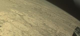 View image taken on Mars, Mars Perseverance Sol 1620: Front Right Hazard Avoidance Camera (Hazcam)