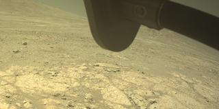 View image taken on Mars, Mars Perseverance Sol 1620: Front Right Hazard Avoidance Camera (Hazcam)