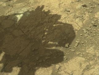 View image taken on Mars, Mars Perseverance Sol 1620: Front Right Hazard Avoidance Camera (Hazcam)