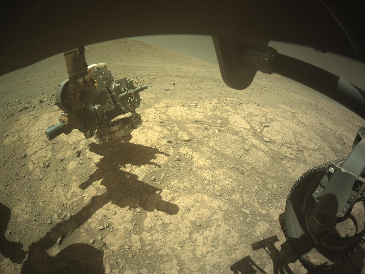 This image was taken by FRONT_HAZCAM_RIGHT_A onboard NASA's Mars rover Perseverance on Sol 1620