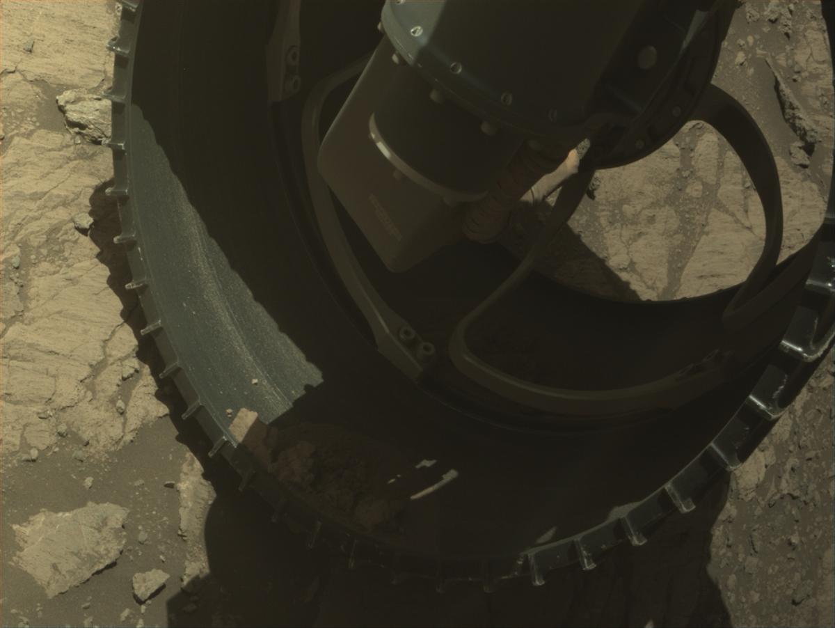 This image was taken by FRONT_HAZCAM_RIGHT_A onboard NASA's Mars rover Perseverance on Sol 1622