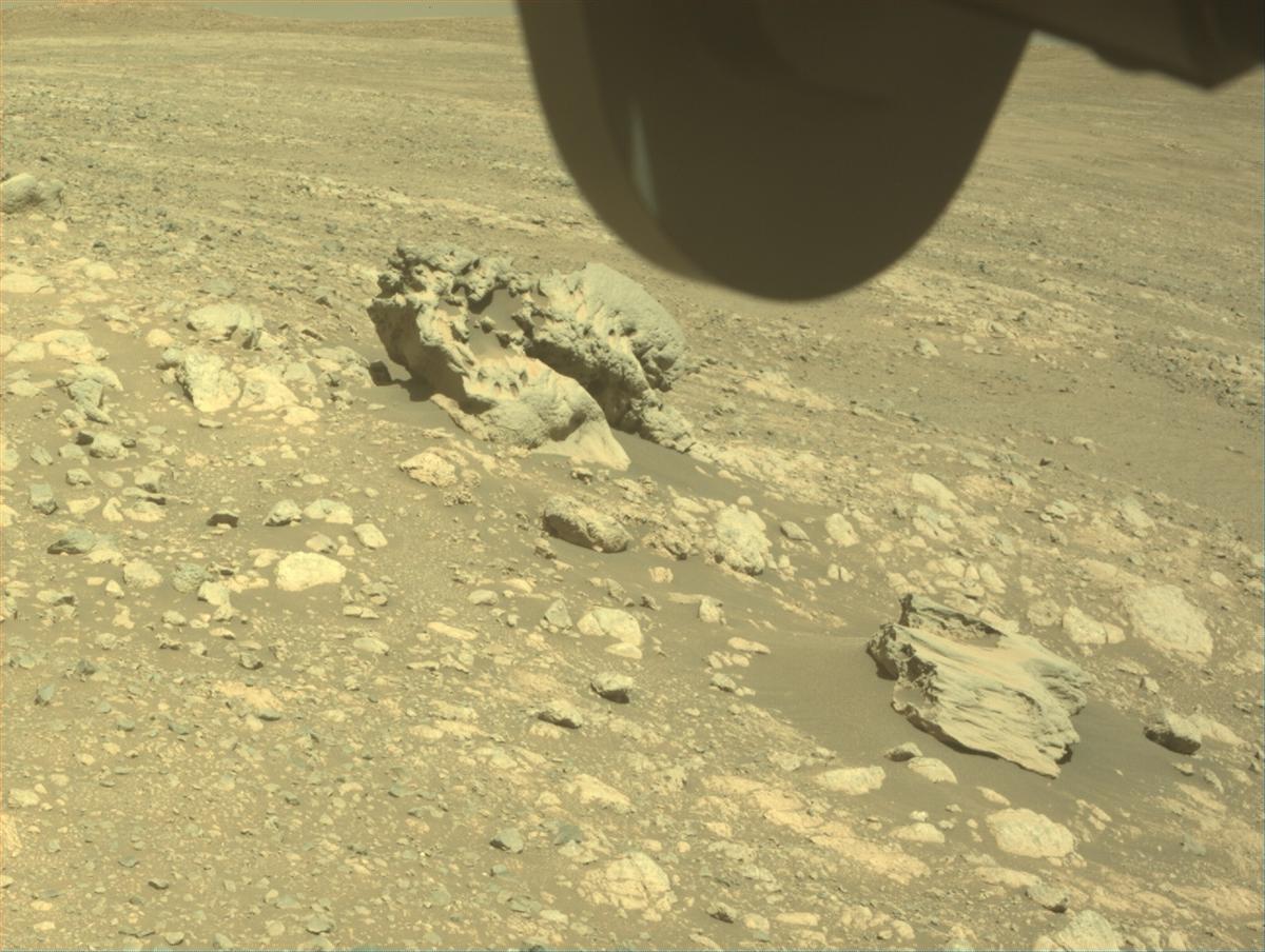 This image was taken by FRONT_HAZCAM_RIGHT_A onboard NASA's Mars rover Perseverance on Sol 1627