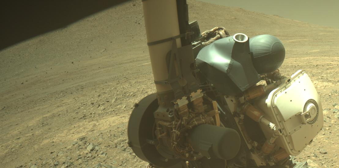 This image was taken by FRONT_HAZCAM_RIGHT_A onboard NASA's Mars rover Perseverance on Sol 1631