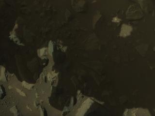 View image taken on Mars, Mars Perseverance Sol 1631: Front Right Hazard Avoidance Camera (Hazcam)