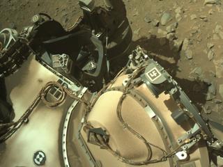 View image taken on Mars, Mars Perseverance Sol 1631: Left Navigation Camera (Navcam)