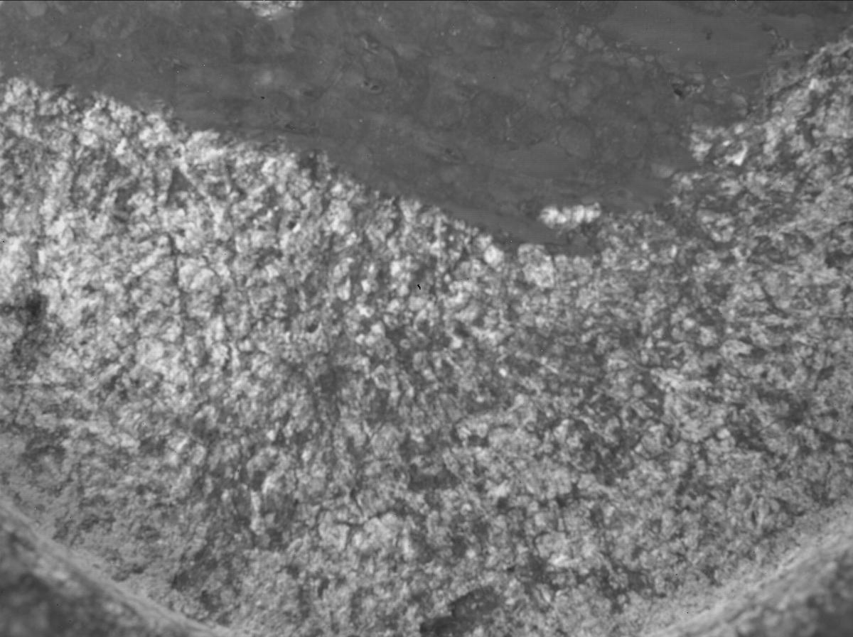 This image was taken by SHERLOC_WATSON onboard NASA's Mars rover Perseverance on Sol 1633