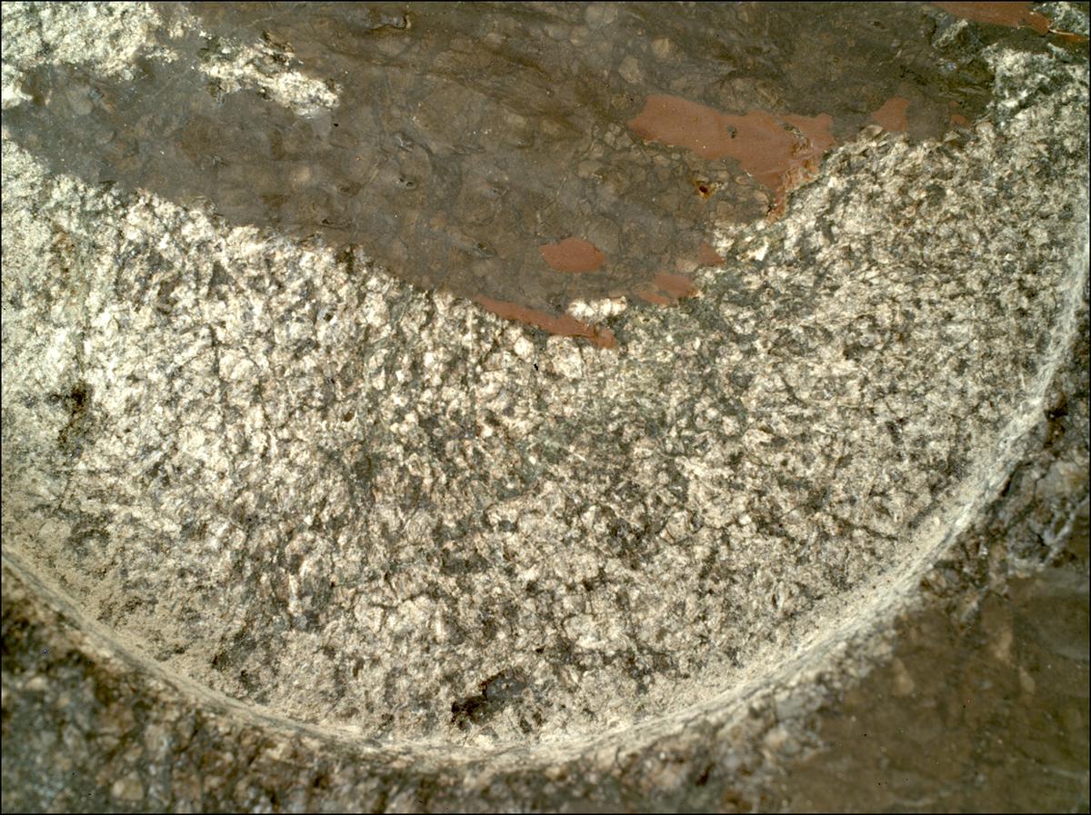 This image was taken by SHERLOC_WATSON onboard NASA's Mars rover Perseverance on Sol 1633
