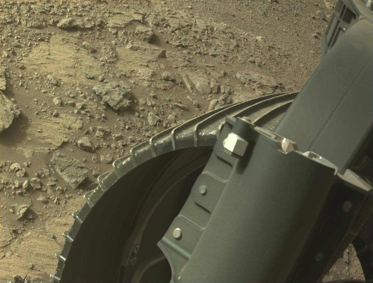 This image was taken by FRONT_HAZCAM_RIGHT_A onboard NASA's Mars rover Perseverance on Sol 1635