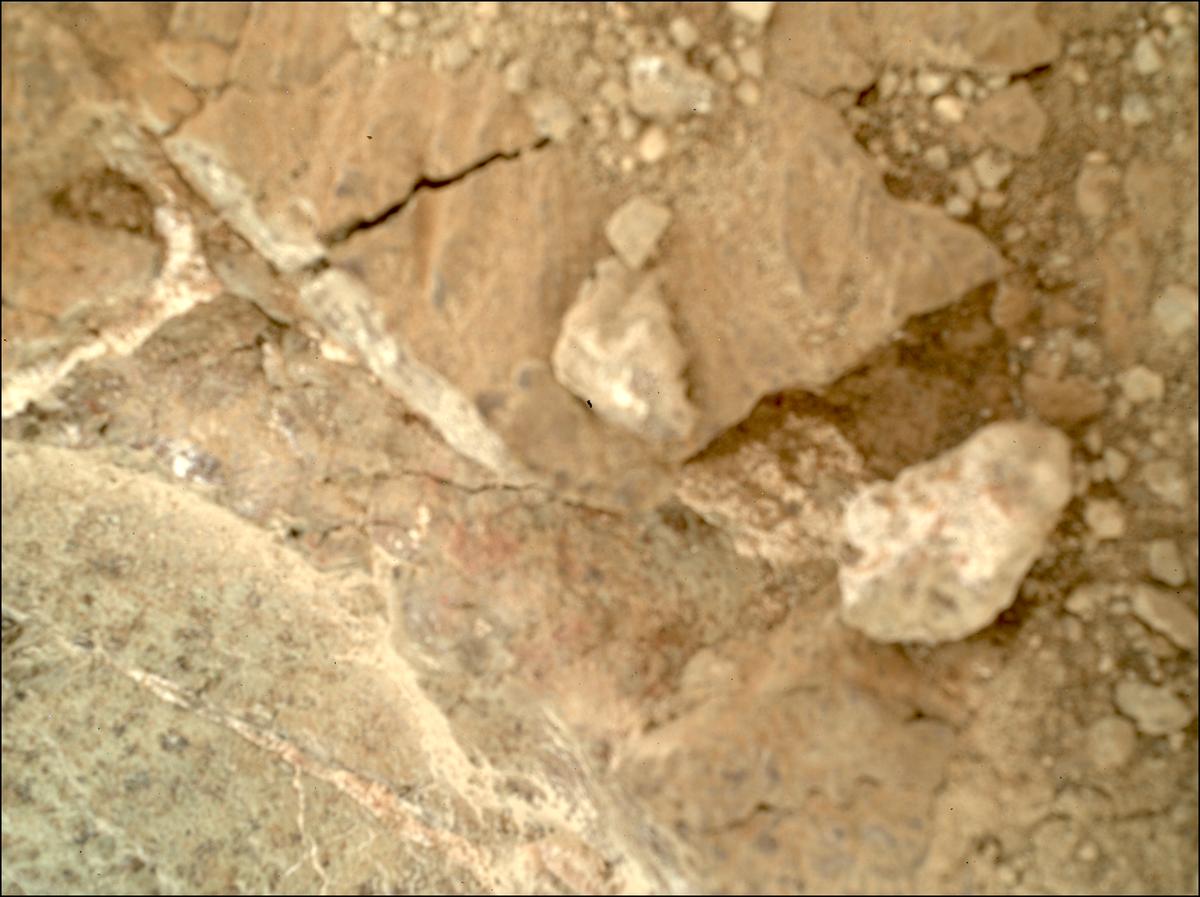 This image was taken by SHERLOC_WATSON onboard NASA's Mars rover Perseverance on Sol 1637