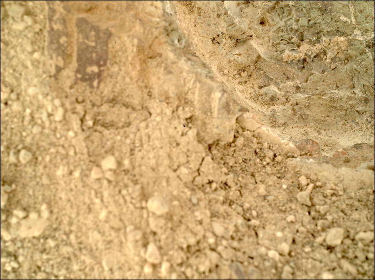 This image was taken by SHERLOC_WATSON onboard NASA's Mars rover Perseverance on Sol 1637