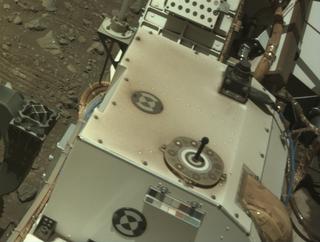 View image taken on Mars, Mars Perseverance Sol 1642: Right Navigation Camera (Navcam)