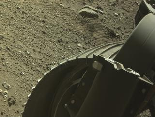 View image taken on Mars, Mars Perseverance Sol 1644: Front Right Hazard Avoidance Camera (Hazcam)