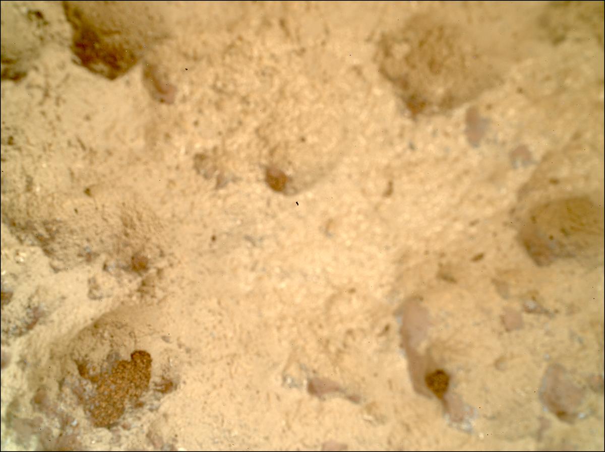 This image was taken by SHERLOC_WATSON onboard NASA's Mars rover Perseverance on Sol 1645