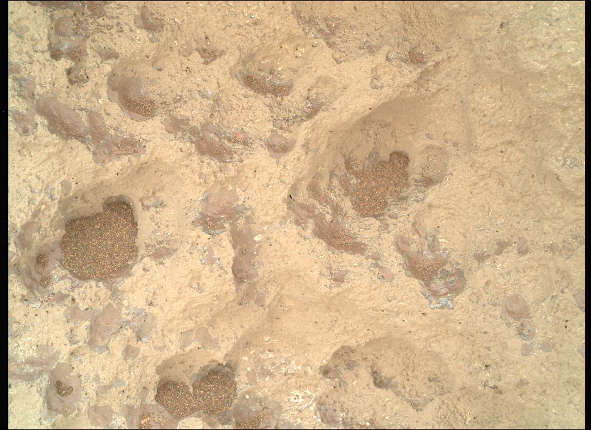 This image was taken by SHERLOC_WATSON onboard NASA's Mars rover Perseverance on Sol 1645
