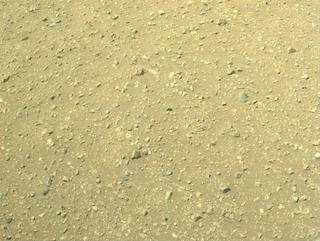 View image taken on Mars, Mars Perseverance Sol 1646: Front Left Hazard Avoidance Camera (Hazcam)