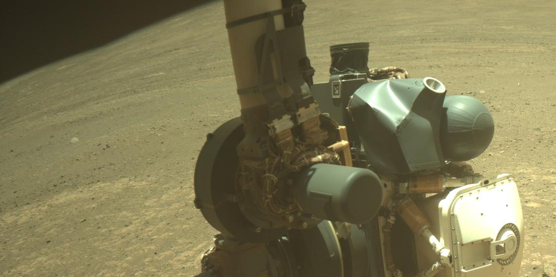 This image was taken by FRONT_HAZCAM_RIGHT_A onboard NASA's Mars rover Perseverance on Sol 1649