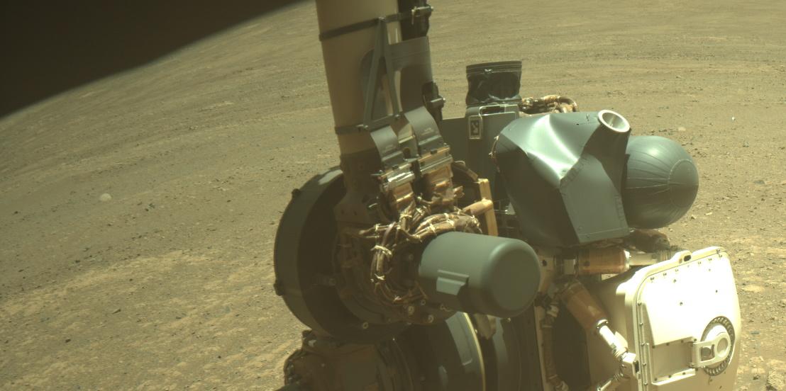 This image was taken by FRONT_HAZCAM_RIGHT_A onboard NASA's Mars rover Perseverance on Sol 1649