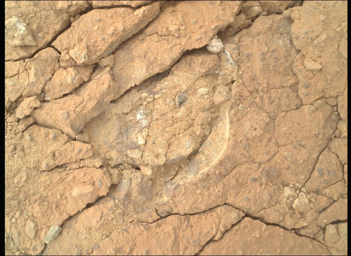 This image was taken by SHERLOC_WATSON onboard NASA's Mars rover Perseverance on Sol 1649