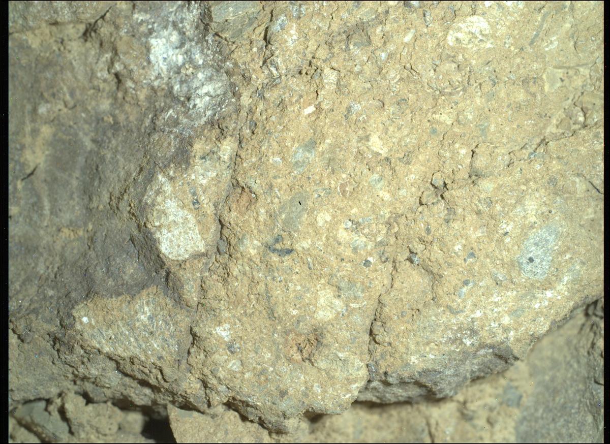 This image was taken by SHERLOC_WATSON onboard NASA's Mars rover Perseverance on Sol 1653