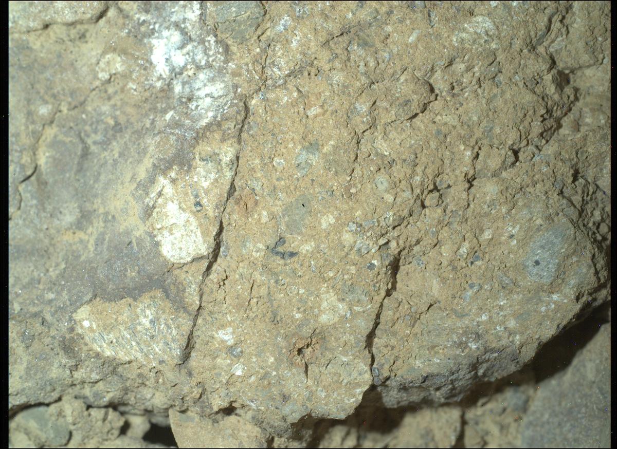 This image was taken by SHERLOC_WATSON onboard NASA's Mars rover Perseverance on Sol 1653