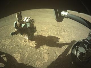 View image taken on Mars, Mars Perseverance Sol 1655: Front Right Hazard Avoidance Camera (Hazcam)