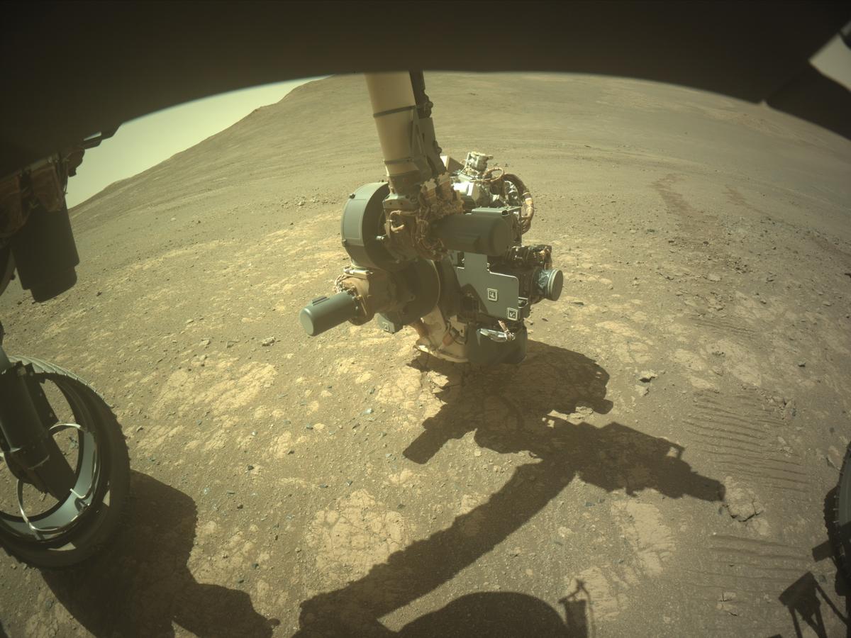 This image was taken by FRONT_HAZCAM_LEFT_A onboard NASA's Mars rover Perseverance on Sol 1661
