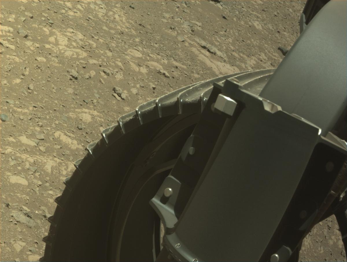 This image was taken by FRONT_HAZCAM_RIGHT_A onboard NASA's Mars rover Perseverance on Sol 1661