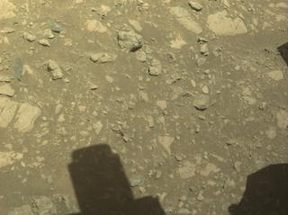 View image taken on Mars, Mars Perseverance Sol 1661: Front Right Hazard Avoidance Camera (Hazcam)