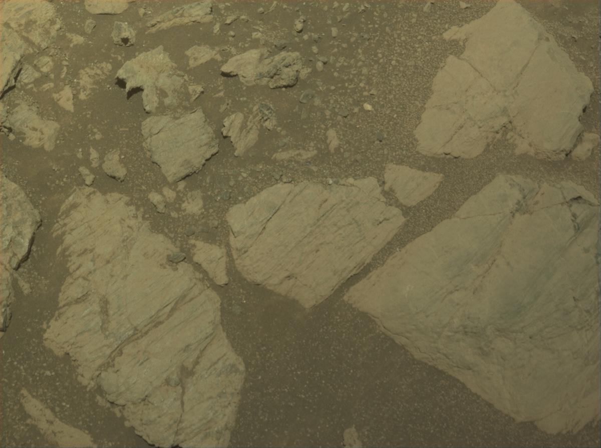 This image was taken by FRONT_HAZCAM_LEFT_A onboard NASA's Mars rover Perseverance on Sol 1663