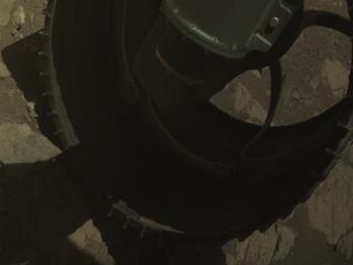 View image taken on Mars, Mars Perseverance Sol 1663: Front Right Hazard Avoidance Camera (Hazcam)