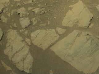 View image taken on Mars, Mars Perseverance Sol 1663: Front Right Hazard Avoidance Camera (Hazcam)