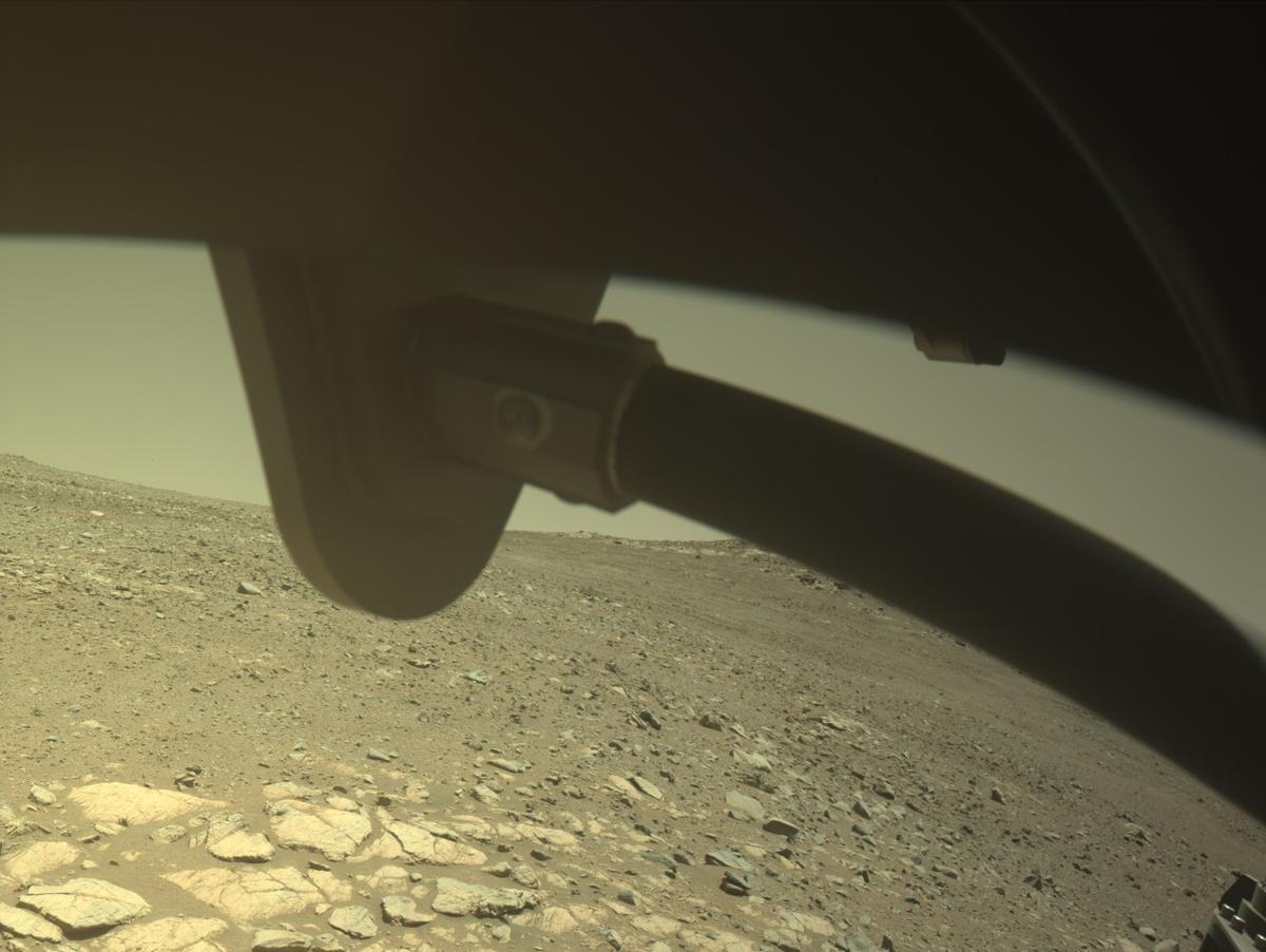 This image was taken by FRONT_HAZCAM_RIGHT_A onboard NASA's Mars rover Perseverance on Sol 1664