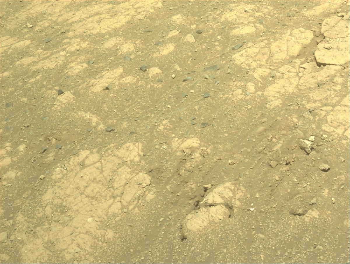 This image was taken by FRONT_HAZCAM_LEFT_A onboard NASA's Mars rover Perseverance on Sol 1669