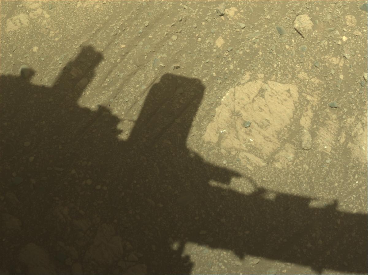 This image was taken by FRONT_HAZCAM_LEFT_A onboard NASA's Mars rover Perseverance on Sol 1669