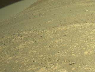 View image taken on Mars, Mars Perseverance Sol 1669: Front Right Hazard Avoidance Camera (Hazcam)