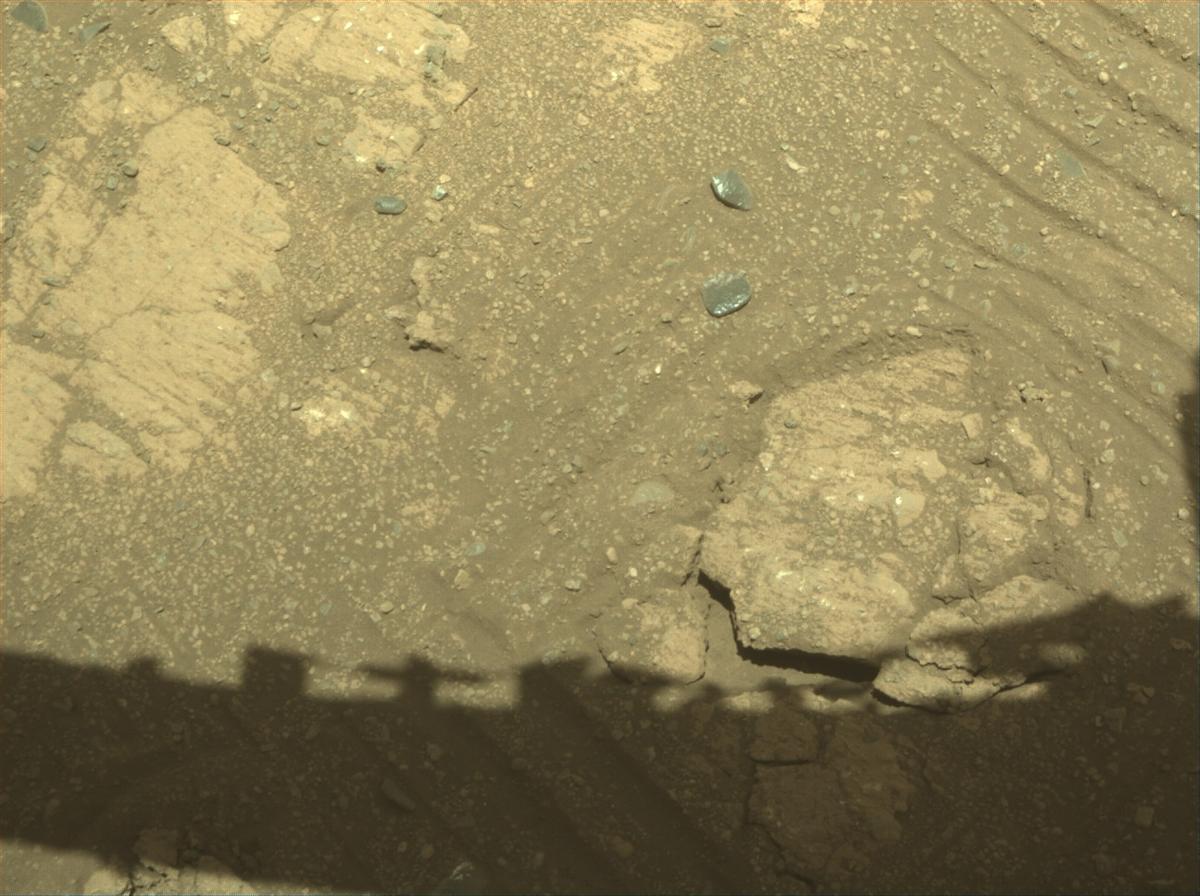 This image was taken by FRONT_HAZCAM_RIGHT_A onboard NASA's Mars rover Perseverance on Sol 1669