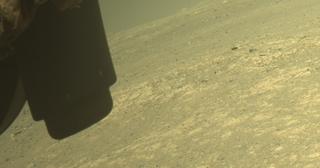 View image taken on Mars, Mars Perseverance Sol 1671: Front Left Hazard Avoidance Camera (Hazcam)