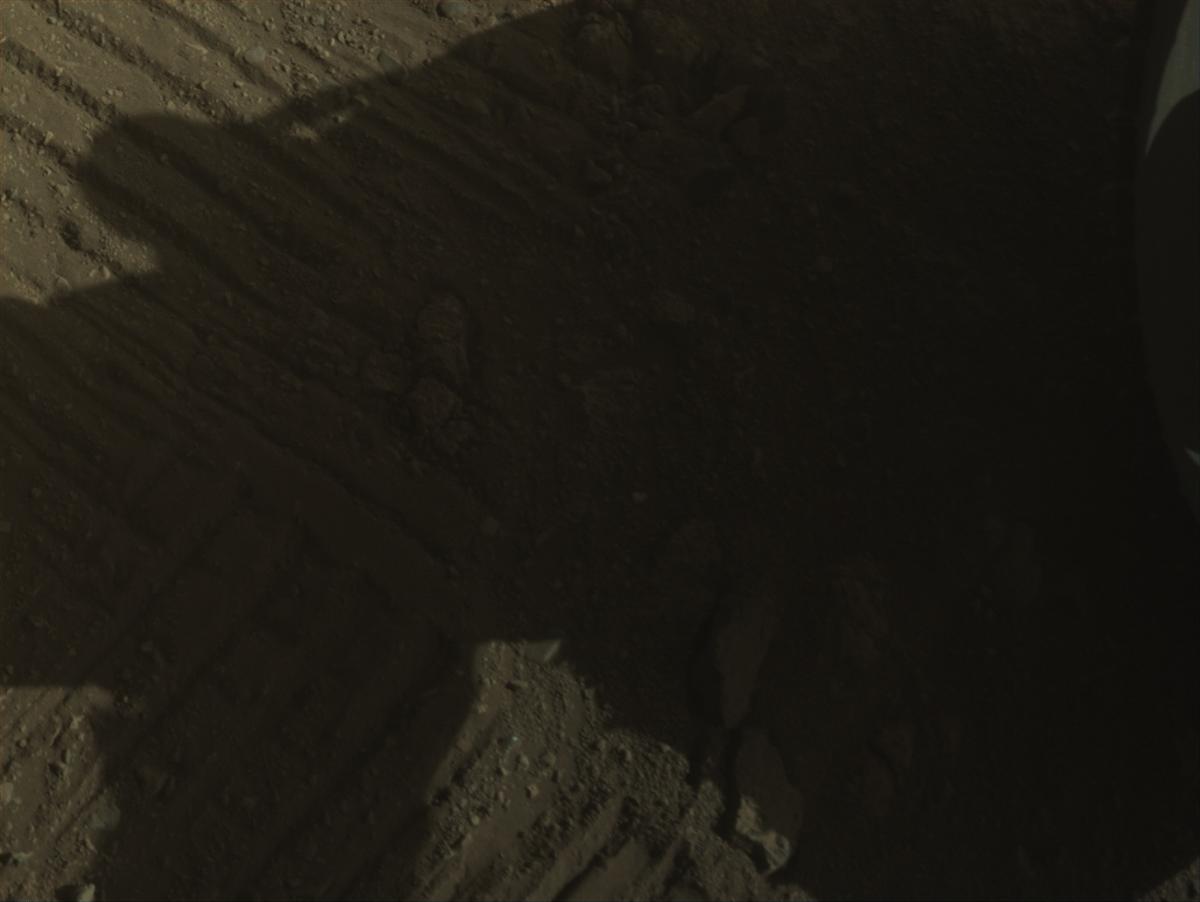 This image was taken by FRONT_HAZCAM_LEFT_A onboard NASA's Mars rover Perseverance on Sol 1671