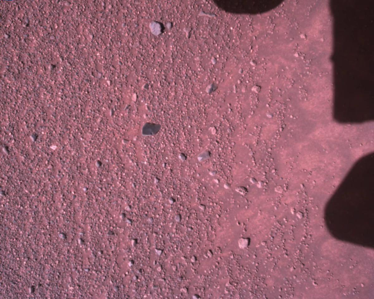 This image was taken by EDL_RDCAM onboard NASA's Mars rover Perseverance on Sol 1675