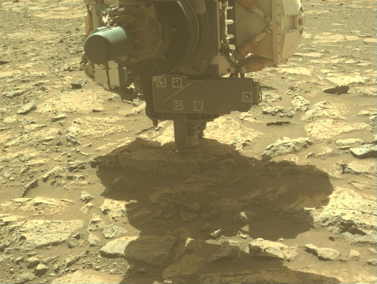 This image was taken by FRONT_HAZCAM_LEFT_A onboard NASA's Mars rover Perseverance on Sol 1678