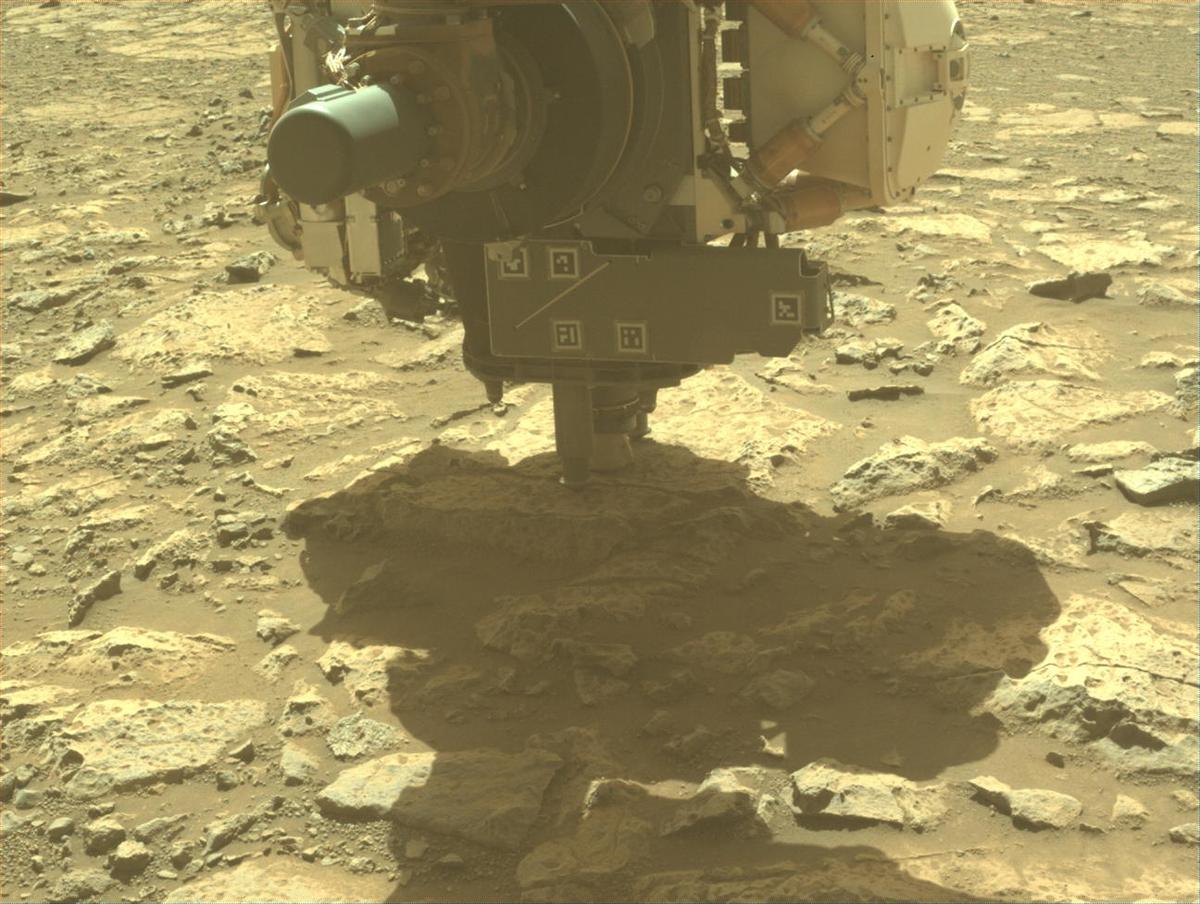 This image was taken by FRONT_HAZCAM_LEFT_A onboard NASA's Mars rover Perseverance on Sol 1678