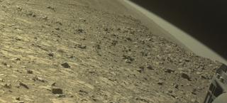 View image taken on Mars, Mars Perseverance Sol 1678: Front Right Hazard Avoidance Camera (Hazcam)