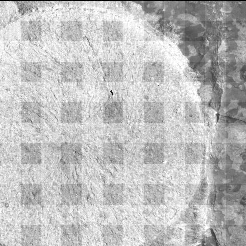 This image was taken by SHERLOC_WATSON onboard NASA's Mars rover Perseverance on Sol 1678