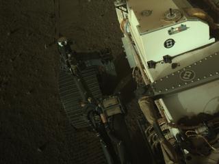View image taken on Mars, Mars Perseverance Sol 1687: Left Navigation Camera (Navcam)