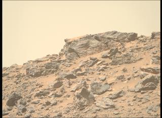 View image taken on Mars, Mars Perseverance Sol 1687: Right Mastcam-Z Camera